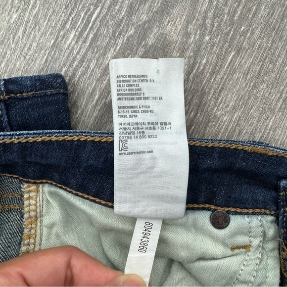 Abercombie & Fitch Jeans A&F Bootcut Jeans size 25 x 33 dark wash - Picture 8 of 13